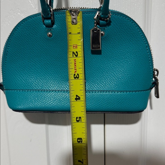 Coach NWOT Turquoise Micro Mini Sierra Crossbody - Picture 5 of 6
